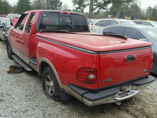 2FTRX07W0XCA78066 - 1999 FORD F150 RED photo 3