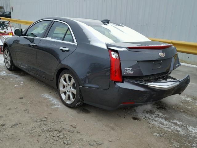 1G6AB5RX0F0104947 - 2015 CADILLAC ATS LUXURY GRAY photo 3