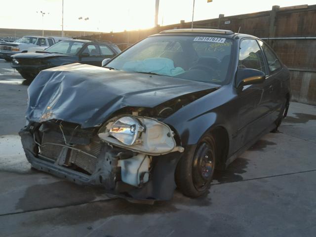 1HGEJ8142TL030642 - 1996 HONDA CIVIC EX 黑色 照片 2