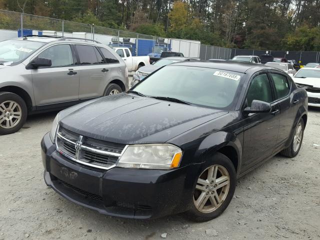 1B3LC56K38N688750 - 2008 DODGE AVENGER SX BLACK photo 2