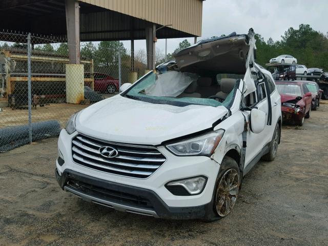 KM8SM4HF8FU110028 - 2015 HYUNDAI SANTA FE G WHITE photo 2