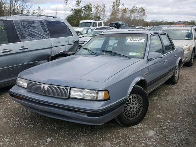 1G3AM51N8KG339096 - 1989 OLDSMOBILE CUTLASS CI GRAY photo 2