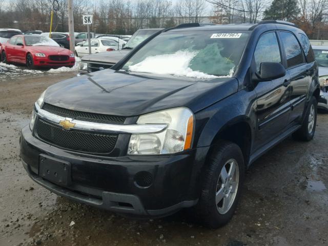 2CNDL13F176112821 - 2007 CHEVROLET EQUINOX LS BLACK photo 2