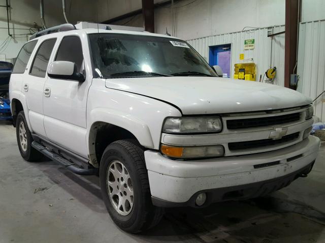 1GNEK13T95R174879 - 2005 CHEVROLET TAHOE WHITE photo 1