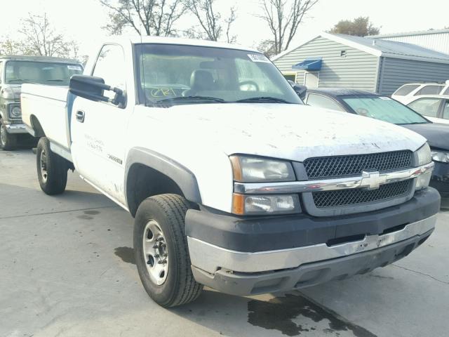 1GCHC24U23E345279 - 2003 CHEVROLET SILVERADO WHITE photo 1