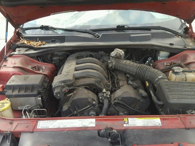 2C3LA43R97H704946 - 2007 CHRYSLER 300 RED photo 7