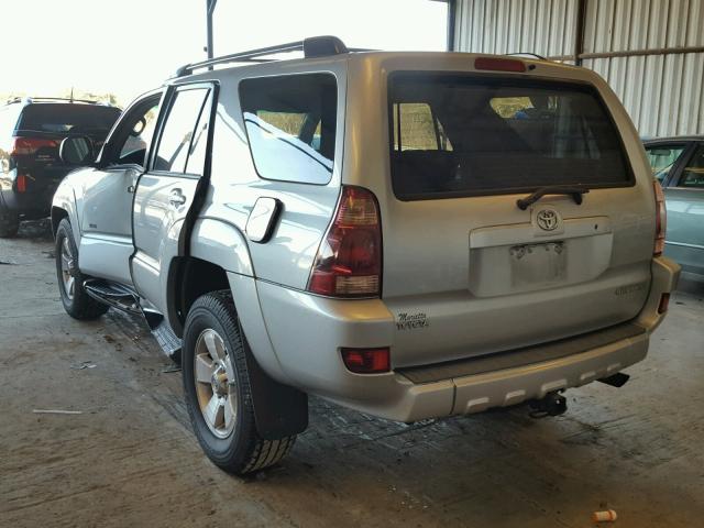 JTEZU14R640038635 - 2004 TOYOTA 4RUNNER SR SILVER photo 3