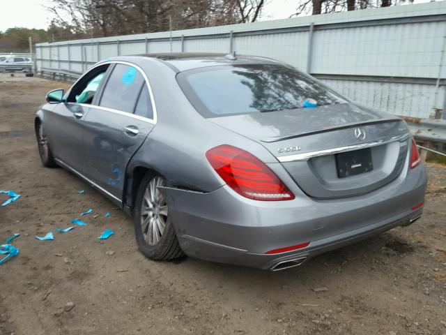 WDDUG8FB7FA149776 - 2015 MERCEDES-BENZ S 550 4MAT SILVER photo 3