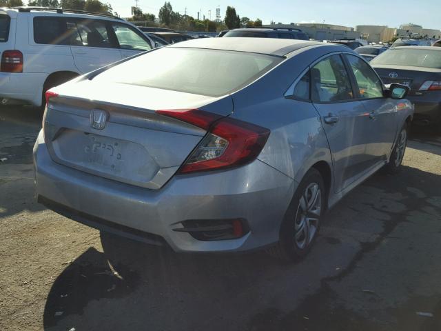 19XFC2E58GE006857 - 2016 HONDA CIVIC LX SILVER photo 4