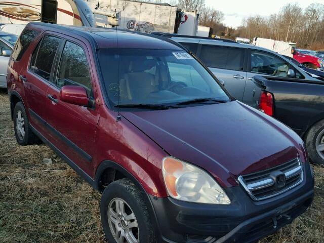 SHSRD78813U160563 - 2003 HONDA CR-V EX BURGUNDY photo 1