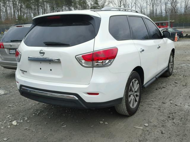 5N1AR2MN8FC695472 - 2015 NISSAN PATHFINDER WHITE photo 4