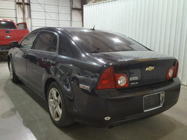 1G1ZB5EBXAF102759 - 2010 CHEVROLET MALIBU LS BLACK photo 3