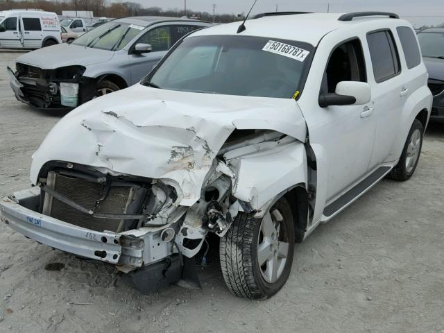 3GNBABFW9BS509620 - 2011 CHEVROLET HHR LT WHITE photo 2