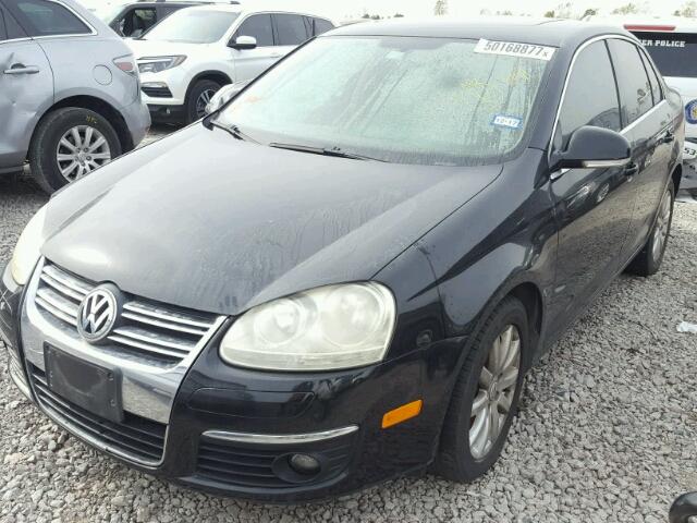 3VWKJ71K76M680450 - 2006 VOLKSWAGEN JETTA 2.0T BLACK photo 2