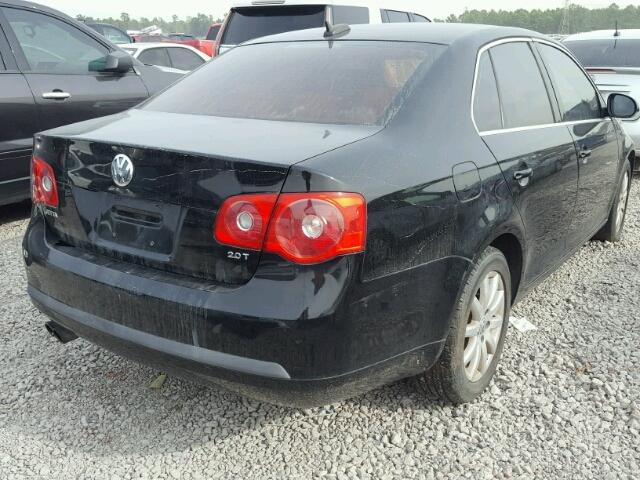 3VWKJ71K76M680450 - 2006 VOLKSWAGEN JETTA 2.0T BLACK photo 4