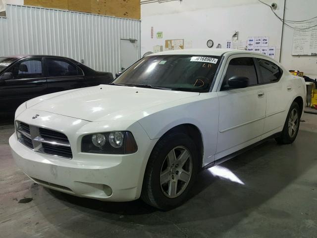 2B3KA43G87H864677 - 2007 DODGE CHARGER WHITE photo 2