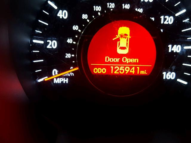 KNAGN4A71B5122016 - 2011 KIA OPTIMA EX BLACK photo 8