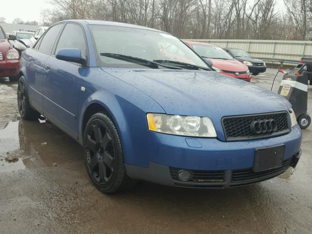 WAULC68E42A295315 - 2002 AUDI A4 1.8T QU BLUE photo 1