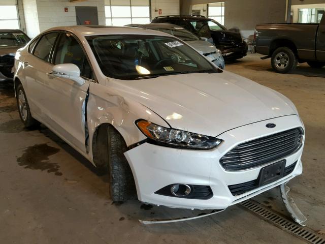 3FA6P0HDXFR220290 - 2015 FORD FUSION SE WHITE photo 1