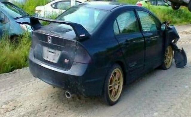 2HGFA55537H704662 - 2007 HONDA CIVIC SI BLUE photo 4