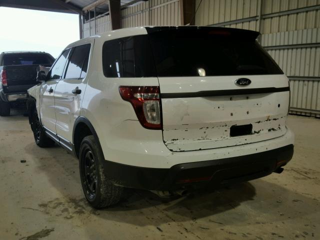 1FM5K8AR9FGB75421 - 2015 FORD EXPLORER P WHITE photo 3