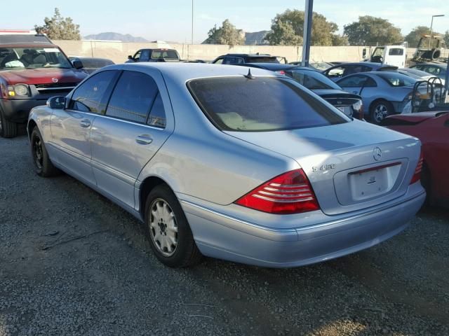 WDBNG70J34A419719 - 2004 MERCEDES-BENZ S 430 BLUE photo 3