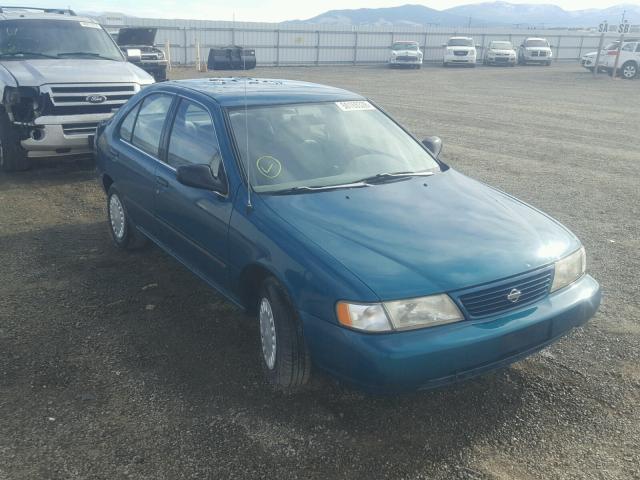 1N4AB41D1TC748241 - 1996 NISSAN SENTRA E GREEN photo 1