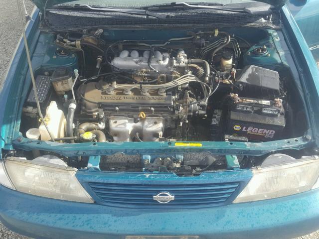 1N4AB41D1TC748241 - 1996 NISSAN SENTRA E GREEN photo 7