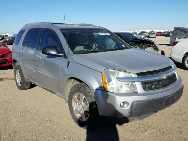 2CNDL73F856002025 - 2005 CHEVROLET EQUINOX LT SILVER photo 1