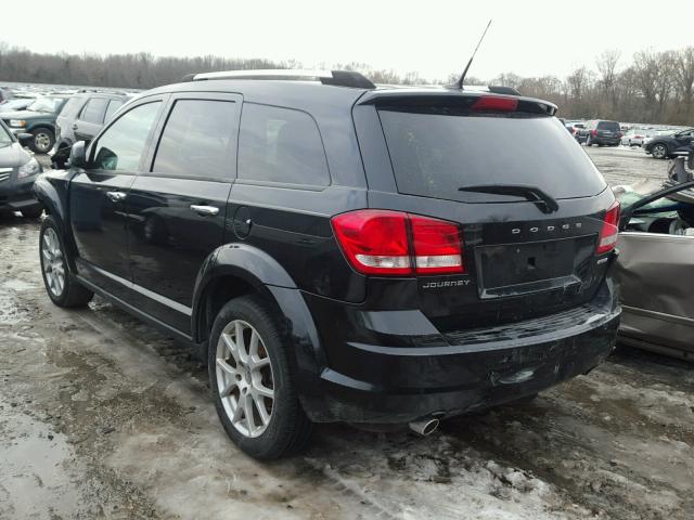 3D4PG3FG9BT521484 - 2011 DODGE JOURNEY CR BLACK photo 3