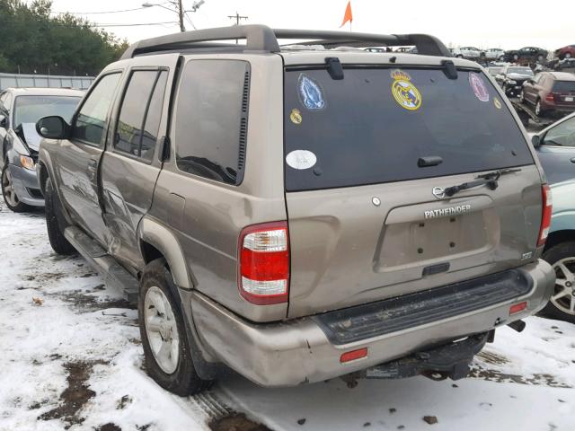 JN8DR09Y83W832756 - 2003 NISSAN PATHFINDER TAN photo 3