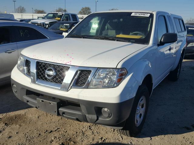 1N6BD0CT4FN715259 - 2015 NISSAN FRONTIER S WHITE photo 2
