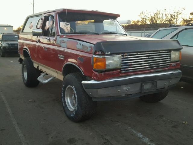 1FMEU15N0LLA06724 - 1990 FORD BRONCO U10 RED photo 1