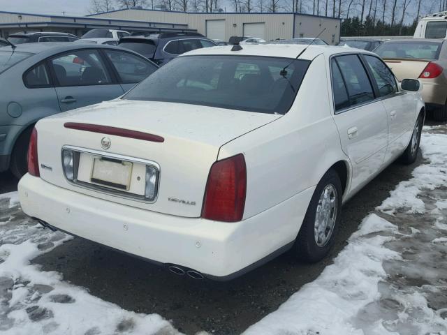 1G6KD54Y34U162300 - 2004 CADILLAC DEVILLE WHITE photo 4