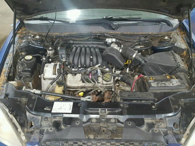 1FAFP52U93G112154 - 2003 FORD TAURUS LX BLUE photo 7