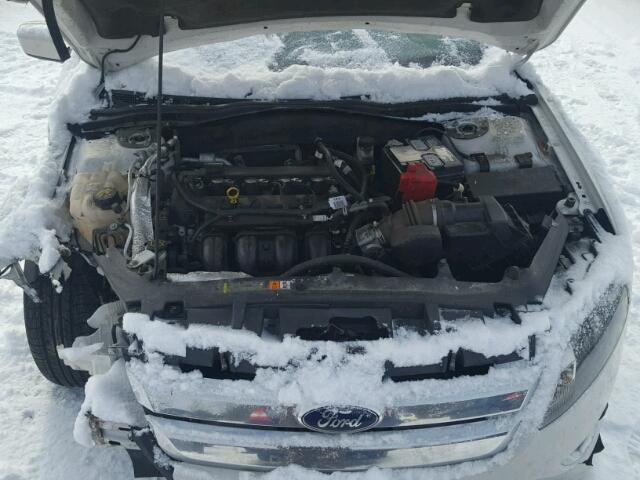 3FAHP0JA3CR262997 - 2012 FORD FUSION SEL WHITE photo 7