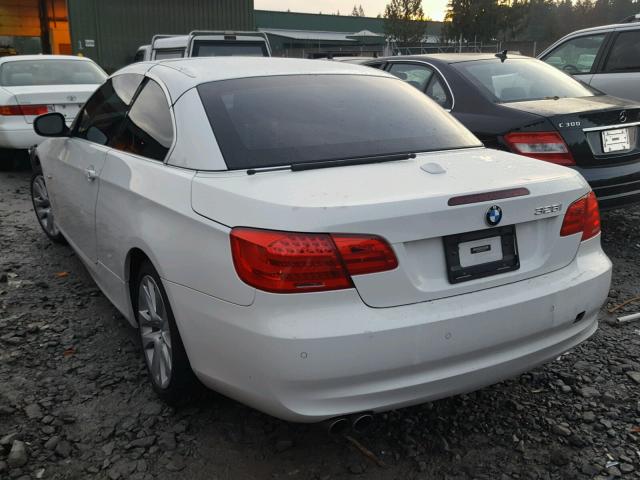 WBADW3C56DJ527899 - 2013 BMW 328 I WHITE photo 3