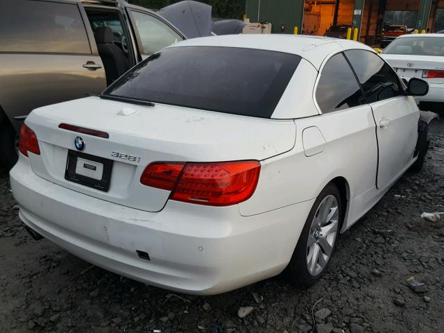 WBADW3C56DJ527899 - 2013 BMW 328 I WHITE photo 4