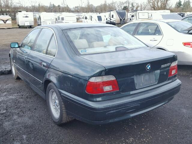 WBADT43481GF57116 - 2001 BMW 525 I AUTO GREEN photo 3