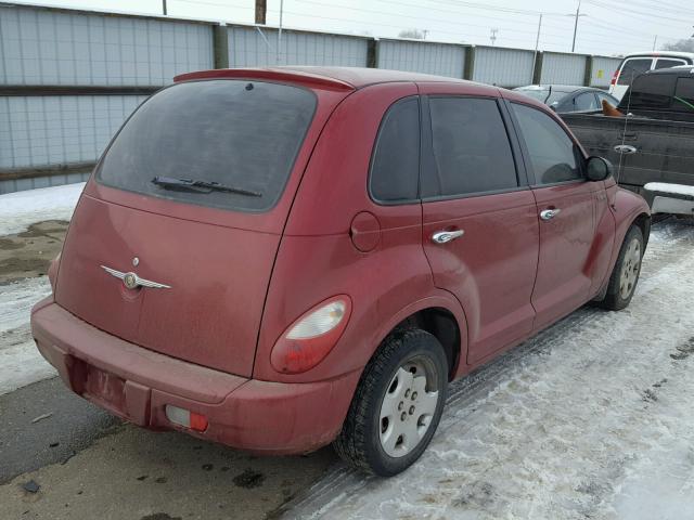 3A4FY48B16T343583 - 2006 CHRYSLER PT CRUISER RED photo 4