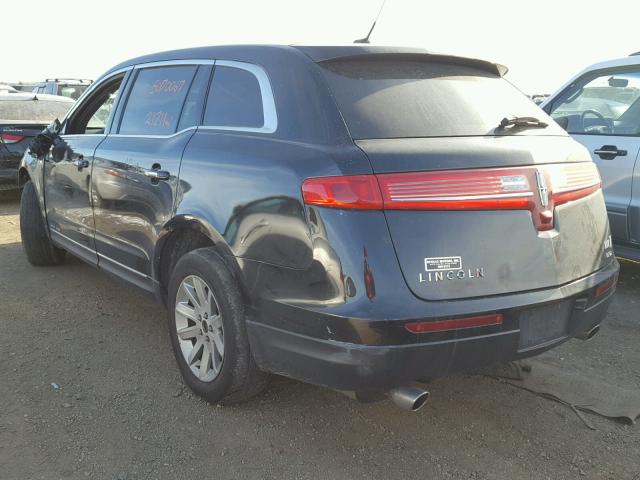 2LMHJ5NK2DBL54582 - 2013 LINCOLN MKT BLACK photo 3