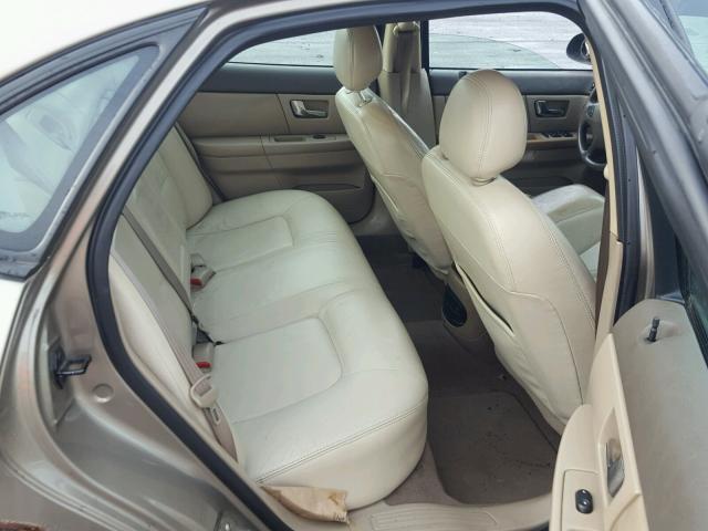 1FAFP55UX2A135715 - 2002 FORD TAURUS SES BEIGE photo 6