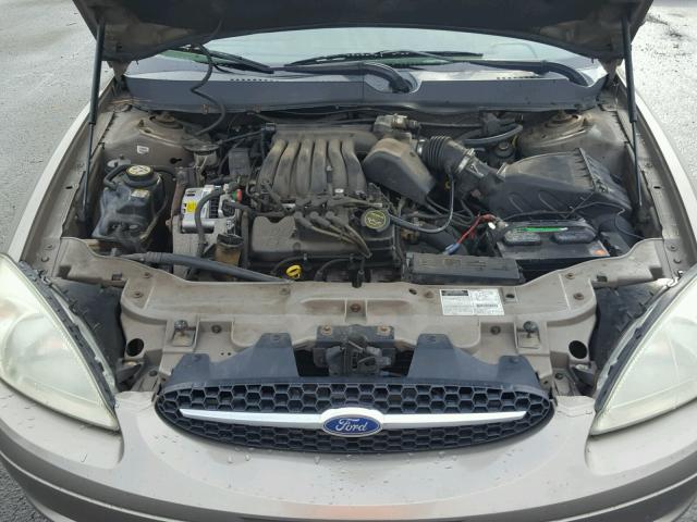 1FAFP55UX2A135715 - 2002 FORD TAURUS SES BEIGE photo 7