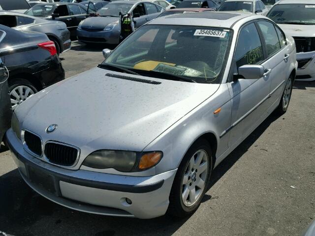 WBAET37482NJ18369 - 2002 BMW 325 I SILVER photo 2