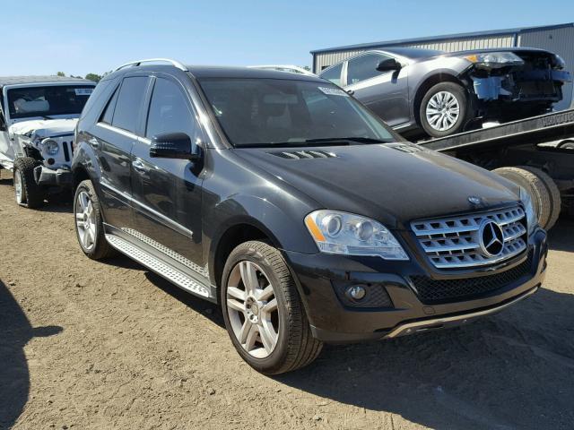 4JGBB8GB3BA706042 - 2011 MERCEDES-BENZ ML 350 4MA BLACK photo 1