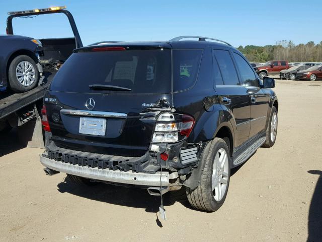 4JGBB8GB3BA706042 - 2011 MERCEDES-BENZ ML 350 4MA BLACK photo 4