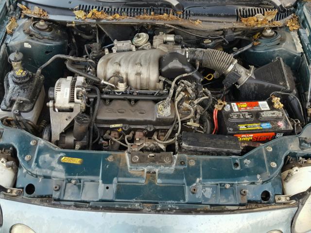 1FALP52UXVA266672 - 1997 FORD TAURUS GL GREEN photo 7