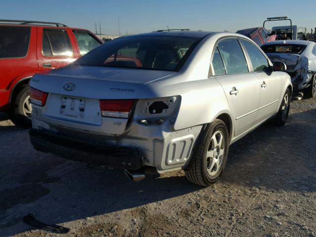 5NPEU46F16H048311 - 2006 HYUNDAI SONATA GLS SILVER photo 4