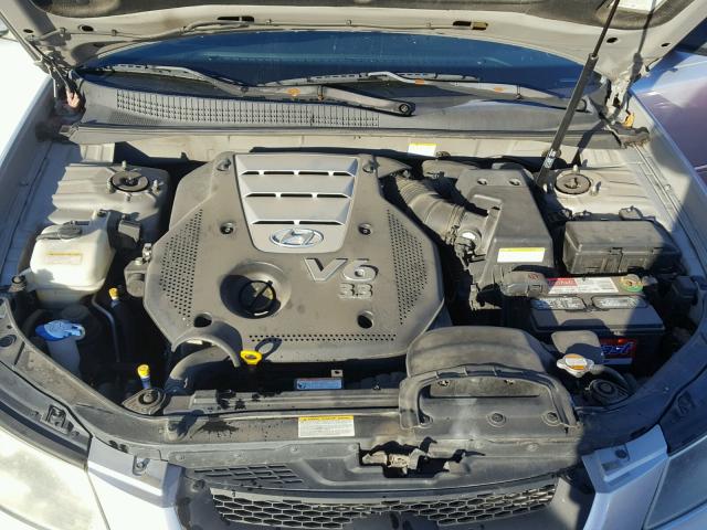 5NPEU46F16H048311 - 2006 HYUNDAI SONATA GLS SILVER photo 7