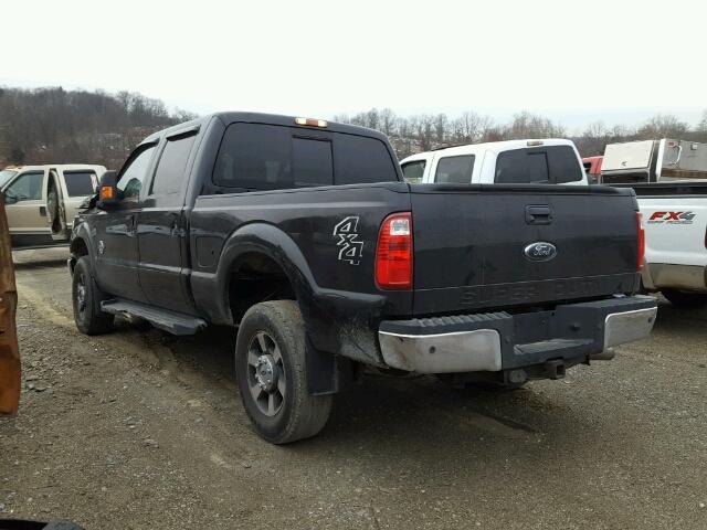 1FT7W2BTXBEB97569 - 2011 FORD F250 SUPER BLACK photo 3